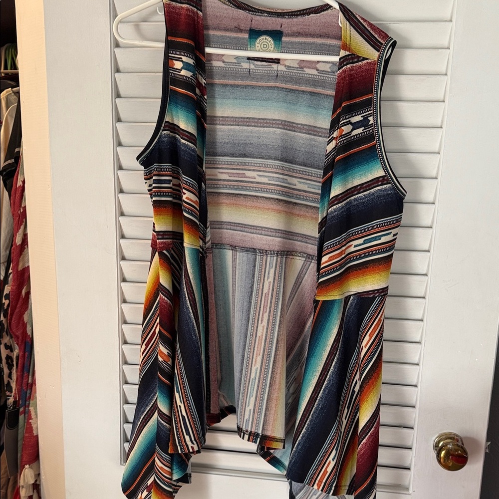 Double D Ranch Multicolor Striped Vest - Picture 3 of 4